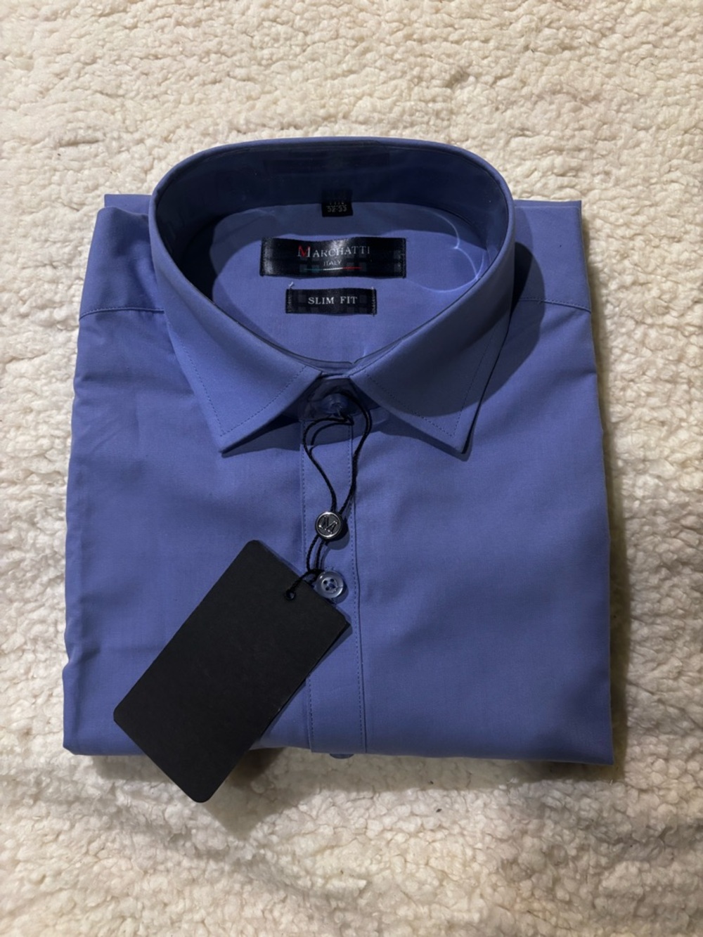 Slim Fit Men's Dress Shirt - Periwinkle Blue1133